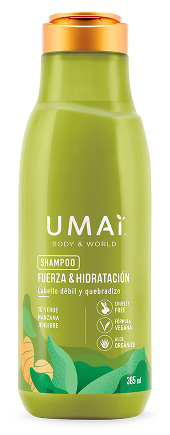 Umai Shampoo Té Verde - Manzana - Jengibre
